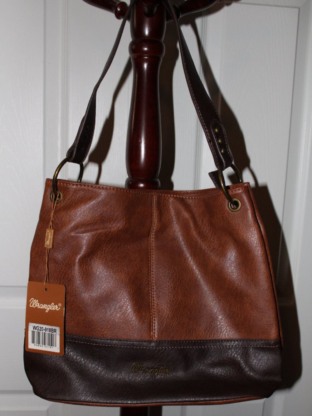 New Wrangler vegan leather shoulder bag